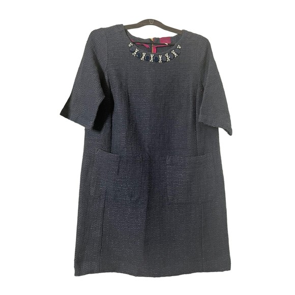 Joules dress womens navy blue size 10‎ US pockets - Picture 1 of 6